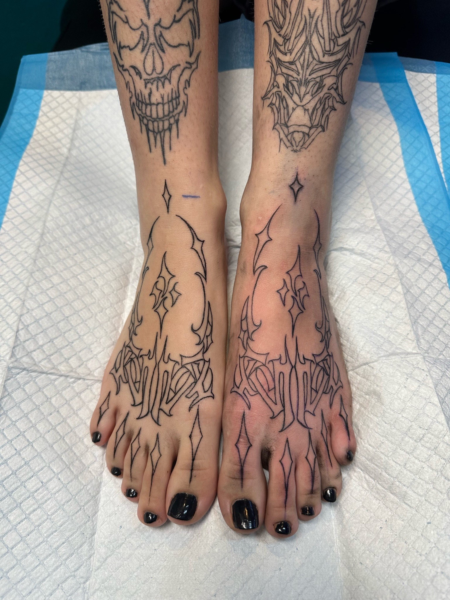 Real tattoo work by an Adorn Body Art artist