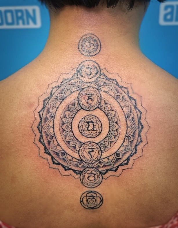 Real tattoo work by an Adorn Body Art artist