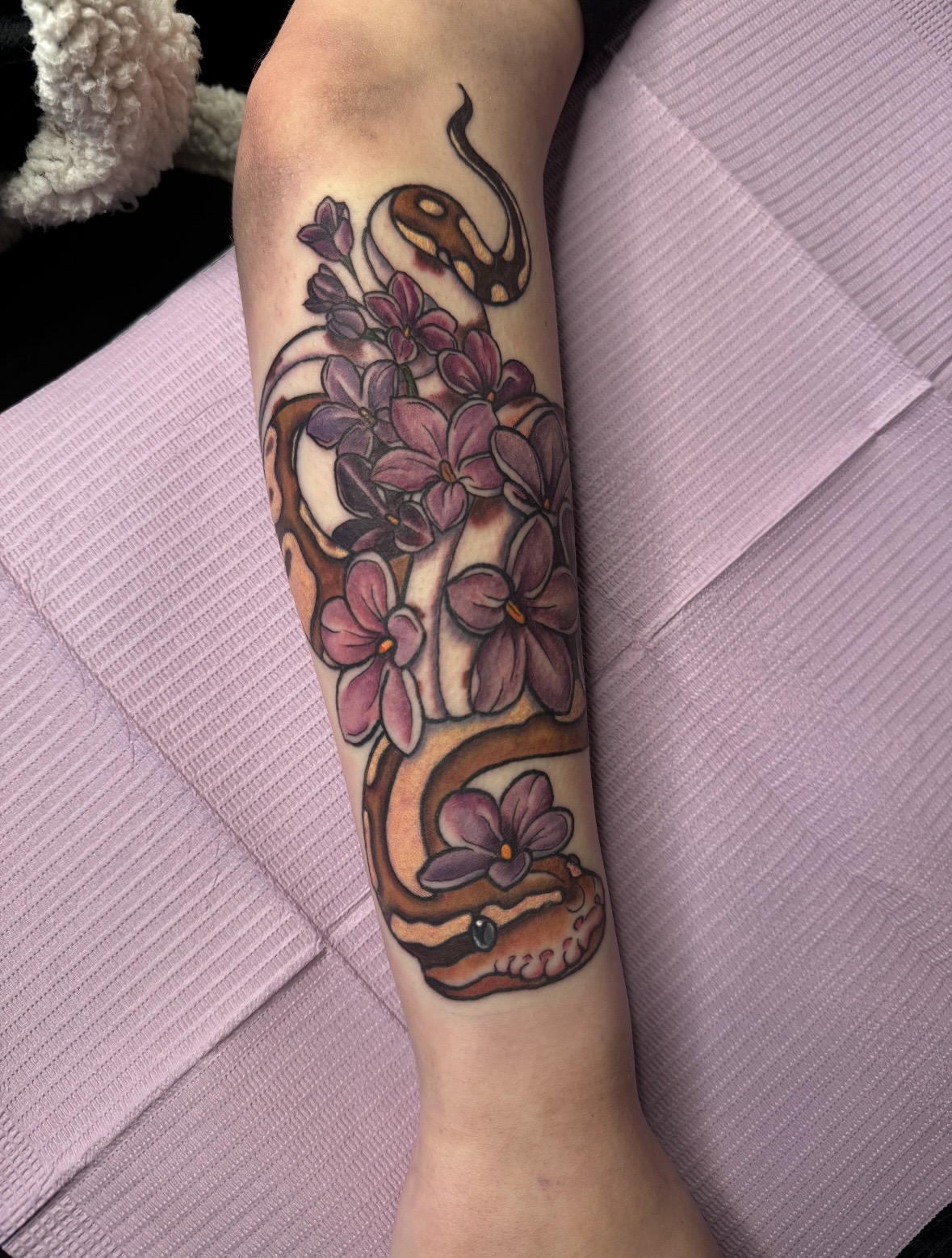 Real tattoo work by an Adorn Body Art artist