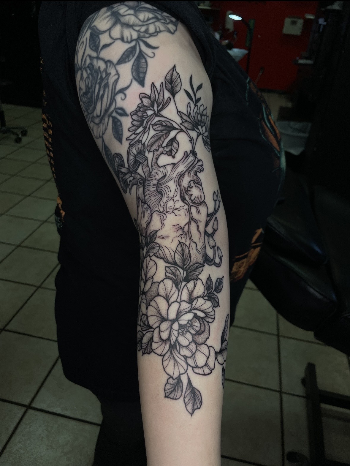 Real tattoo work by an Adorn Body Art artist